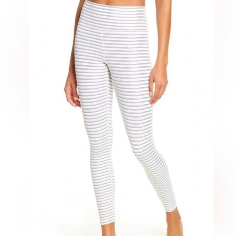 HOT! Spiritual Gangster stripped leggings and cropped tank top.